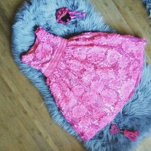 🌸Girls Pink Flower Dress🌸 Size 5T Perfect Condit